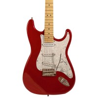 Sawtooth ES Series ST Style Electric Guitar Beginner's Pack, Candy Apple Red with Pearloid White Pickguard   565568920